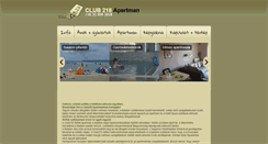 Desktop Screenshot of club218apartman.hu